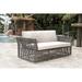 Panama Jack Outdoor Coldfield Loveseat w/ Sunbrella Cushions Wicker/Rattan in Gray | 25.5 H x 56.5 W x 33.54 D in | Wayfair PJO-1601-GRY-LS/SU-738