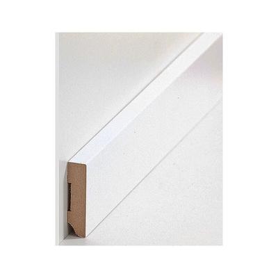 Fußleisten / Sockelleisten 'Wolfsburg' (mdf foliert / 721.1040) - weiß