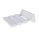 RMAN Shower Seats Wall Mounted Foldable Shower Stool Folding Shower Seat White | Max.130 kg