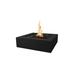 The Outdoor Plus Quad 12" Concrete Propane/Natural Gas Fire Pit Concrete in White/Black | 12 H x 36 W x 36 D in | Wayfair OPT-QD36-BLK-NG