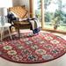 Blue 72 x 0.63 in Indoor Area Rug - Millwood Pines Betsy Southwestern Handmade Tufted Wool Red/Area Rug Wool | 72 W x 0.63 D in | Wayfair