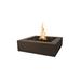 The Outdoor Plus Quad 12" Concrete Propane/Natural Gas Fire Pit Concrete in White/Brown | 12 H x 36 W x 36 D in | Wayfair OPT-QD36-CHC-NG