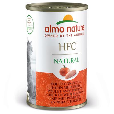 24x140g Huhn mit Kürbis Almo Nature Classic Katzenfutter nass