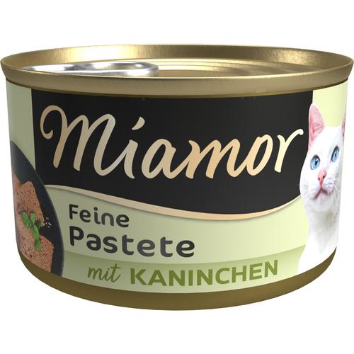 24 x 85g Pastete Kaninchen Miamor Katzenfutter nass