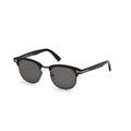 Tom Ford Unisex Adults’ FT0623 02D 51 Sunglasses, Black (Nero Opaco/Fumo Polar)