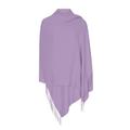 P&W Made in Italy (30+ Stunning Colours Available) Pashmina Shawl Wrap Stole Scarf for Women - Super Soft - Versatile - Generous Size - Pashminas & Wraps of London Exclusive - Dusky Lavender Purple