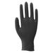 CONDOR 48UM41 Disposable Gloves, Nitrile, Powder Free Black, L, 100 PK