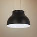 Kettle Up 16 3/4" Wide Matte Black LED Pendant Light