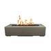 The Outdoor Plus Regal Concrete Fire Pit Concrete in Gray | 13 H x 60 W x 24 D in | Wayfair OPT-RGL60-ASH-LP