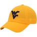 Men's Top of the World Gold West Virginia Mountaineers Primary Logo Staple Adjustable Hat