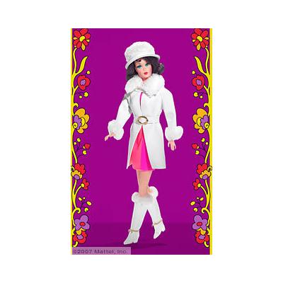 Mattel Barbie Collectibles Red White & Warm Barbie