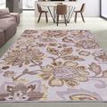 Brown/Pink 60 x 0.18 in Area Rug - Charlton Home® Ezra Traditional Bohemian Floral NonSlip Indoor Runner or Area Rug | 60 W x 0.18 D in | Wayfair