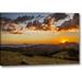 Millwood Pines 'CO, Mt Evans Bristlecone Pines & Clouds' Photographic Print on Wrapped Canvas Metal in Blue/Green/Orange | 21 H x 32 W in | Wayfair