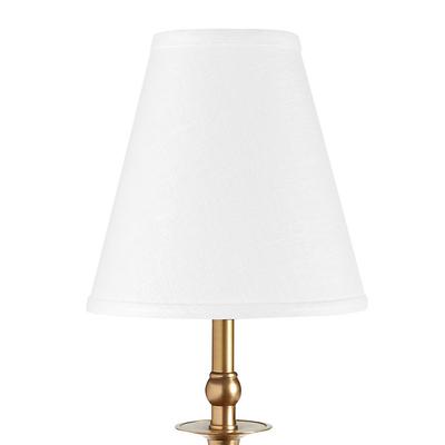 Couture Buffet Lamp Shade - Tapered Black Linen - Ballard Designs