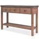 vidaXL Table console Bois massif de sapin 122 x 35 x 80 cm