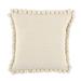 Terra Pom Pom Pillow Cover - Ivory - Ballard Designs Ivory - Ballard Designs
