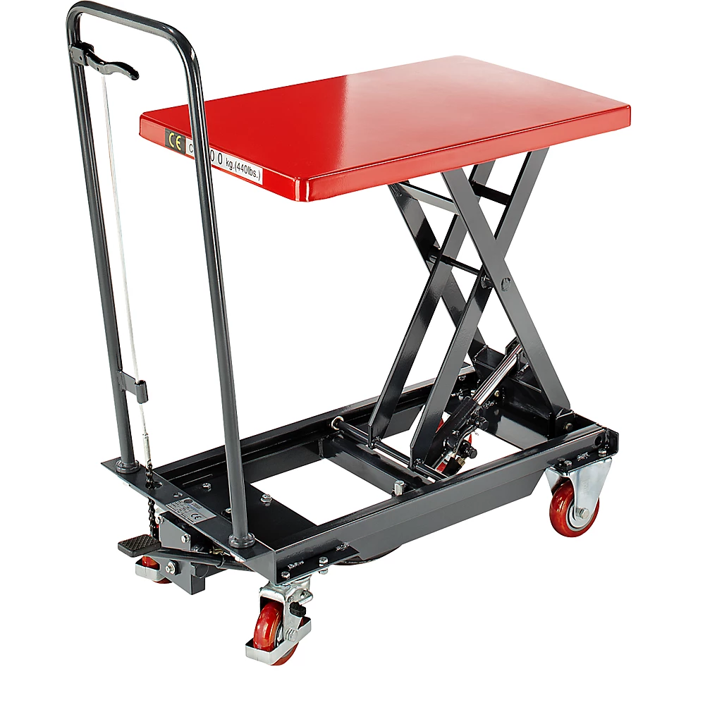 Chariot à plate-forme élévatrice eurokraft basic