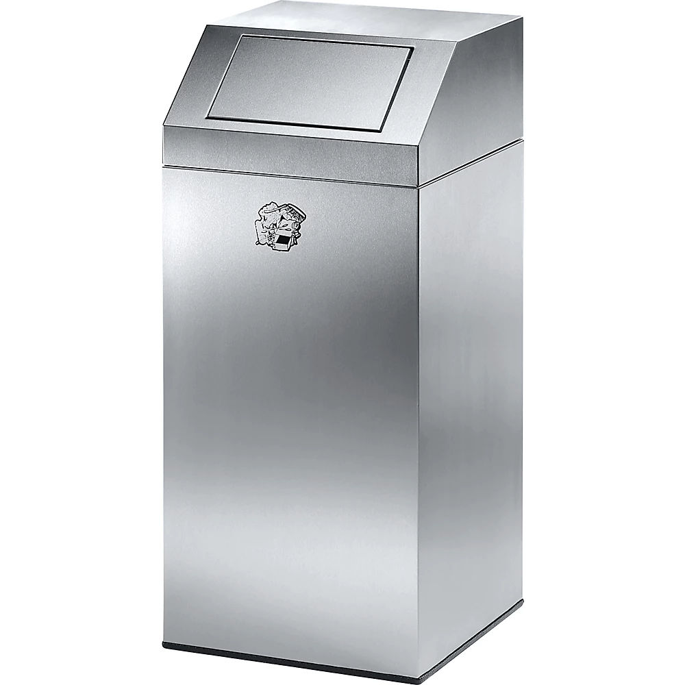 Collecteur de déchets en inox, pour l'intérieur et l'extérieur VAR