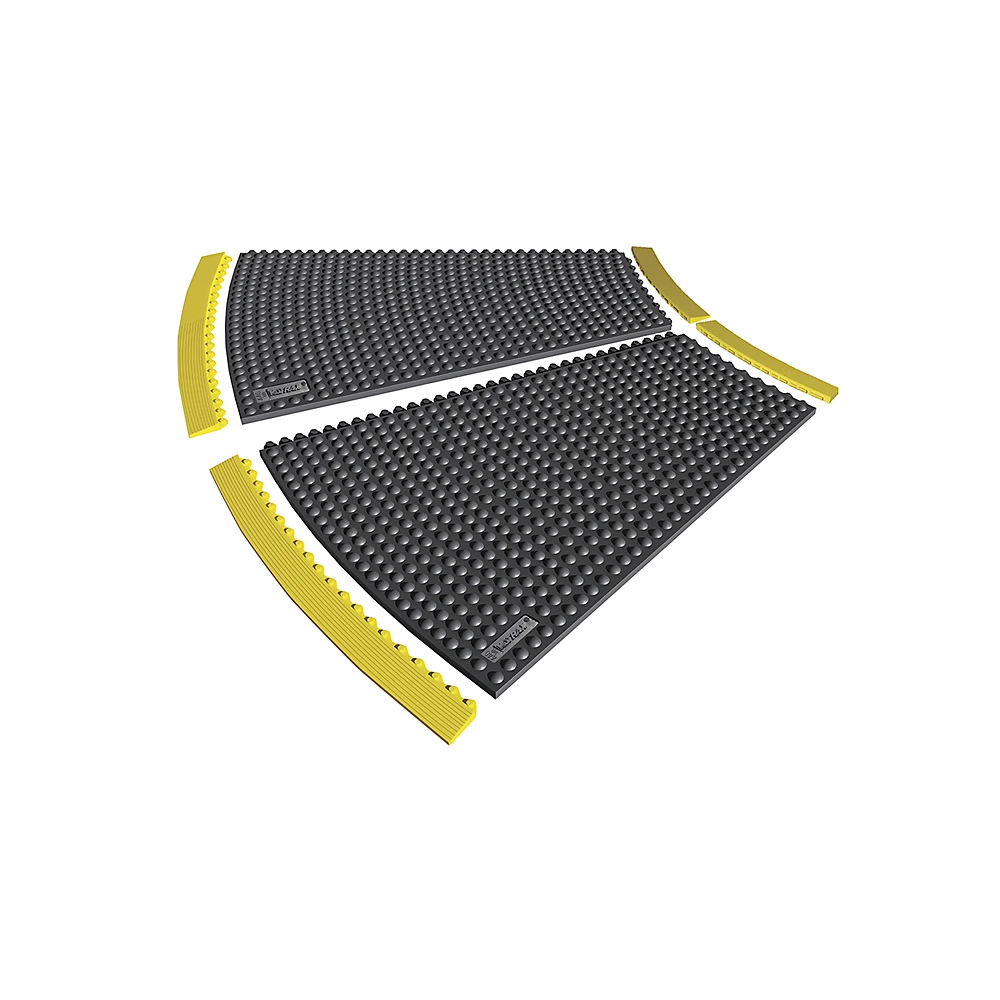 Dalle de sol en caoutchouc naturel à pastilles à 22,5° NOTRAX