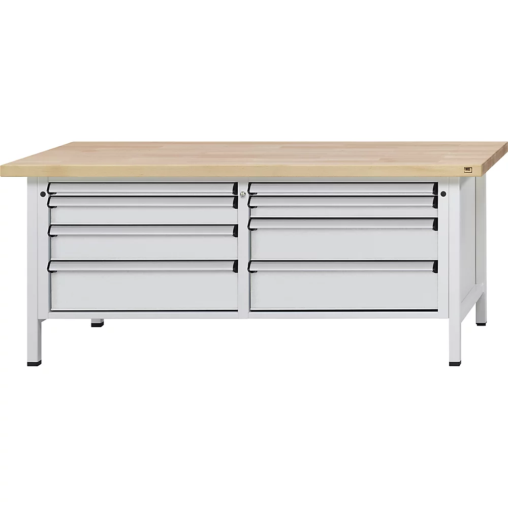 Établi avec tiroirs XL/XXL, sur piétement ANKE