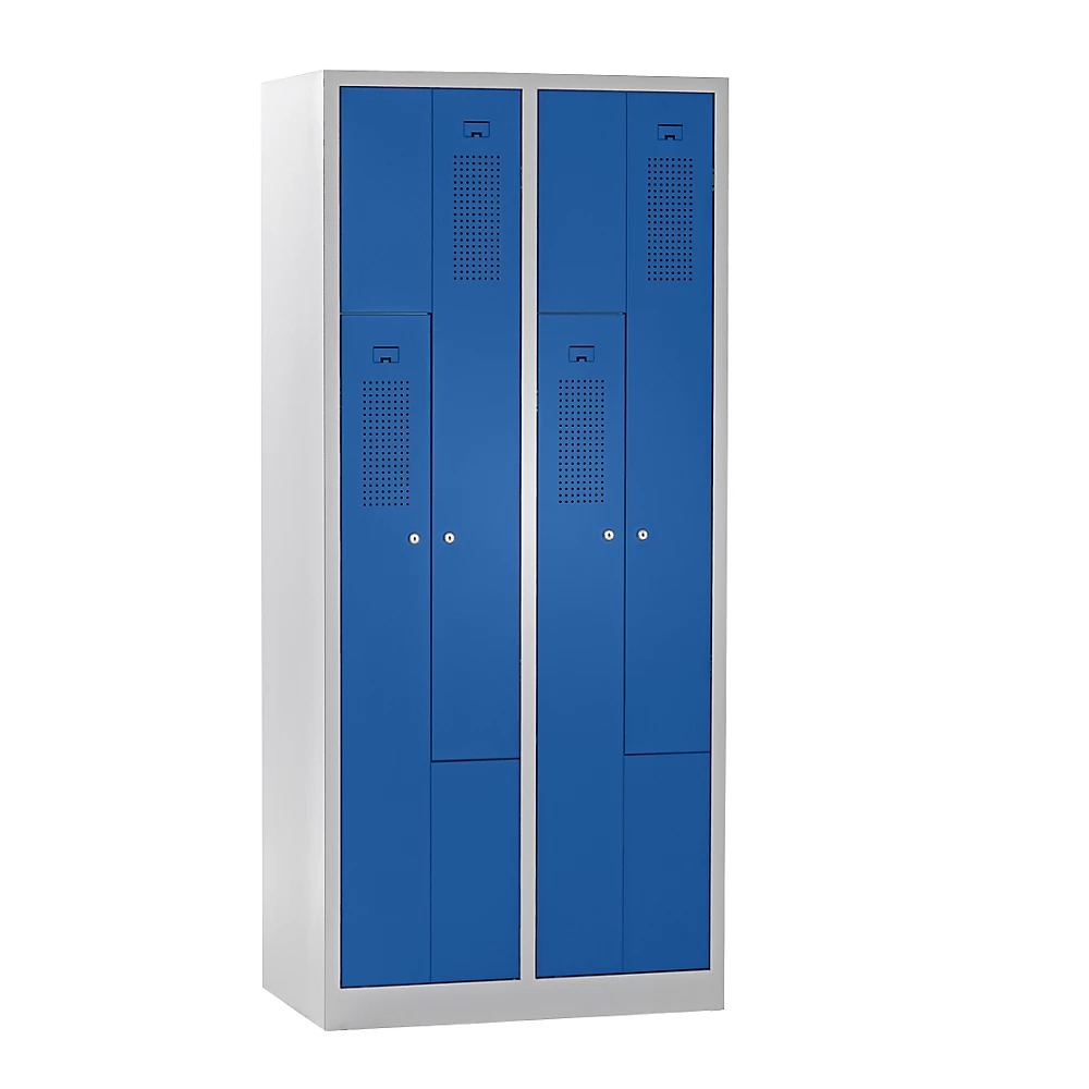 Vestiaire à portes en Z Amsterdam eurokraft basic