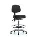 Symple Stuff Ben High Bench Lab Stool Metal in Black/Brown | 49.25 H x 26 W x 26 D in | Wayfair 5D4460901D2A42CFAF523001E0F0EBB5