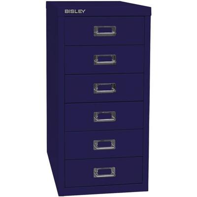Bisley Schubladenschrank »MultiDrawer« A4, einbahnig, 6 Schübe blau, 27.9x59x38 cm