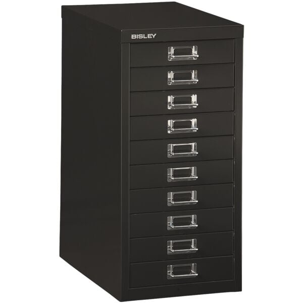 Bisley Schubladenschrank »MultiDrawer« A4, einbahnig, 10 Schübe schwarz, 27.9x59x38 cm Image