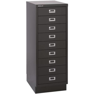 Bisley Schubladenschrank »MultiDrawer« A3, einbahnig, 9 Schübe schwarz, 34.9x94x43.2 cm
