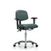 Symple Stuff Shaylee Task Chair Upholstered/Metal in Gray/Black/Brown | 32.5 H x 27 W x 25 D in | Wayfair 1D2DACF8F74C41CE9F5811EAB9817CAC