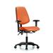 Symple Stuff Roxana Task Chair Upholstered/Metal in Gray/Black/Brown | 36.5 H x 27 W x 25 D in | Wayfair 4539173462B84E81BBA0253B25863207