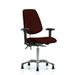 Symple Stuff Octavia Ergonomic Task Chair Upholstered/Metal in Red/Brown | 38.5 H x 27 W x 25 D in | Wayfair ACDD33124477495CBB2FC64C315DAB41