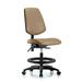 Symple Stuff Agnes Drafting Chair Upholstered/Metal in Brown | 38.5 H x 24 W x 25 D in | Wayfair 6D9CE886265F4AB08B79E15B08A08F01