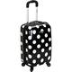 Rockland Laguna Beach Hardside Spinner Rad Gepäck, Schwarze Punkte, Carry-On 20-Inch, Laguna Beach Hartschalen-Trolley mit Rollen