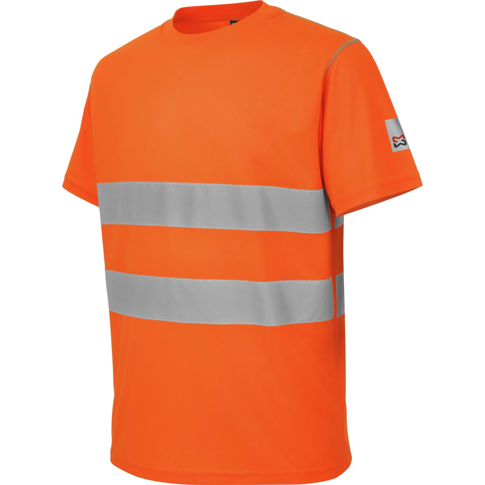Tee-shirt de travail microporeux Würth MODYF haute-visibilité LUMEN orange