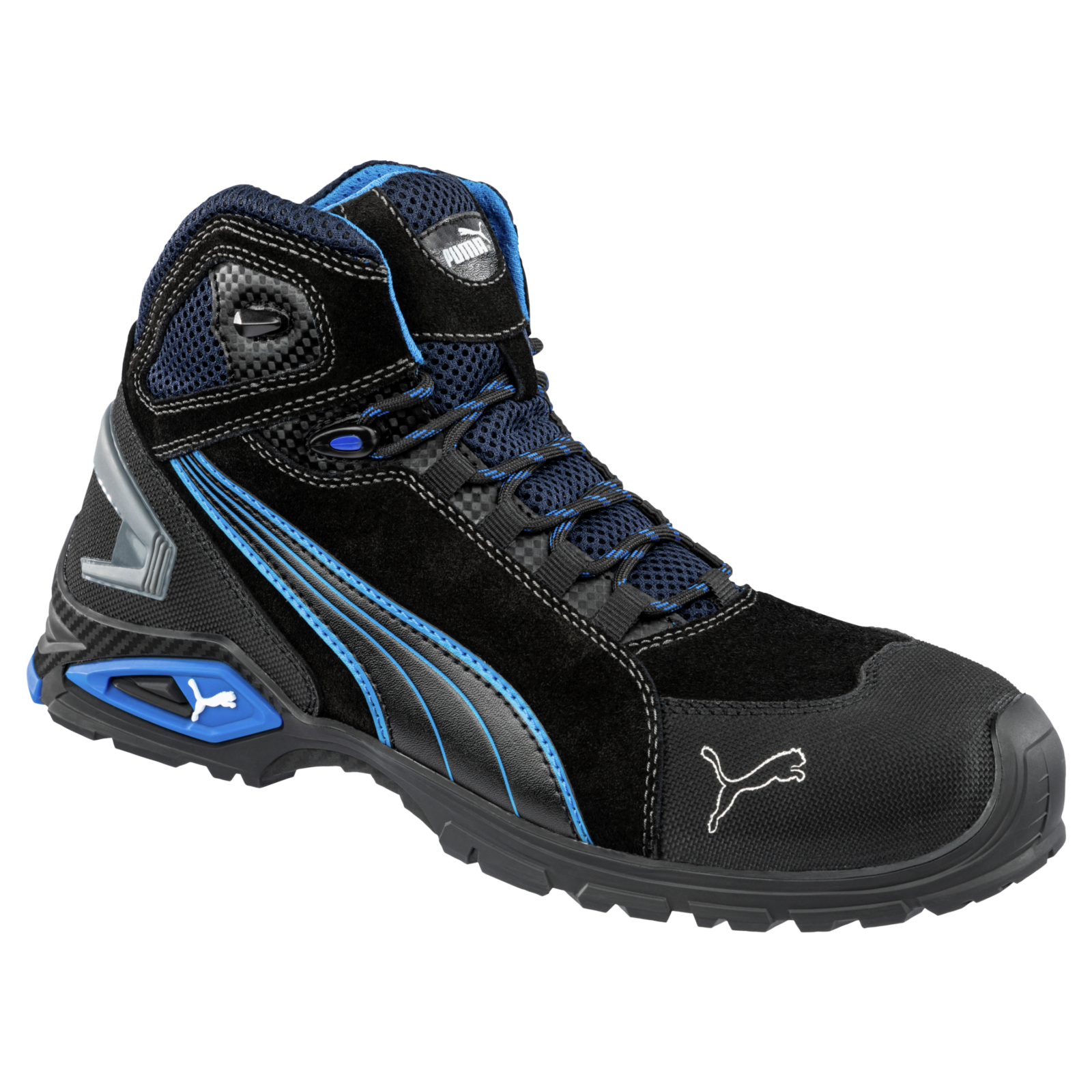 Chaussures de sécurité S3L FO SR Rio Puma noires/bleues