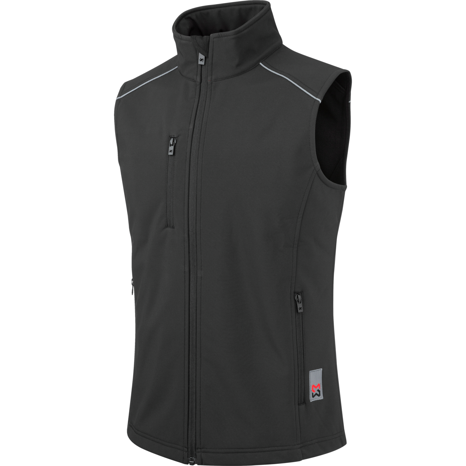 Gilet de Travail Softshell City noir