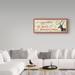 The Holiday Aisle® 'North Pole Express VIII' Acrylic Painting Print on Wrapped Canvas in Gray/White | 10 H x 24 W x 2 D in | Wayfair