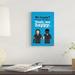 East Urban Home Pulp Fiction Lego Dialogue Poster Print On Canvas in Black/Blue/White | 12 H x 8 W x 0.75 D in | Wayfair