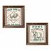 Gracie Oaks 'Sweet Farmhouse III & IV' 2 Piece Graphic Art Print Set Paper | 0.75 D in | Wayfair E666F62D19824E8E9214F99A8A4D1026