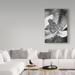 August Grove® 'Still Butterfly' Photographic Print on Wrapped Canvas Metal in Black/Brown/Gray | 32 H x 22 W x 2 D in | Wayfair
