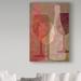 Fleur De Lis Living 'Art of Wine - Rhone Valley' Graphic Art Print on Wrapped Canvas in Brown/Pink/Red | 19 H x 12 W x 2 D in | Wayfair