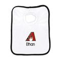 Newborn & Infant White Arizona Diamondbacks Personalized Bib