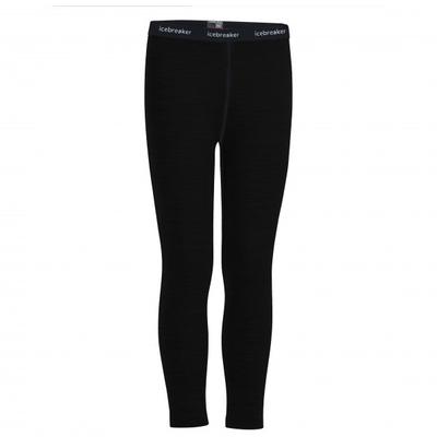 Icebreaker - Kids 260 Tech Leggings - Merinounterwäsche Gr 8 schwarz
