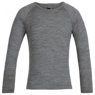 Icebreaker - Kids 200 Oasis L/S Crewe - Merinounterwäsche Gr 3 grau