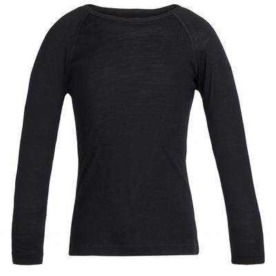 Icebreaker - Kids 200 Oasis L/S Crewe - Merinounterwäsche Gr 2 schwarz