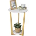 Sobuy - Table Basse Ronde Guéridon Table d'Appoint Table Café - 3 pieds FBT52-WN ®