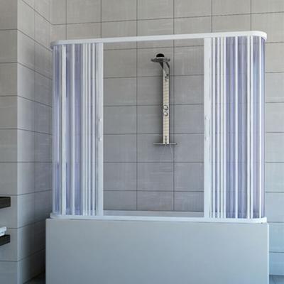 Badewannenaufsatz in pvc h 150 cm Mod. Nicla 70x140x70 cm mit zentraler Öffnung