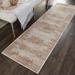 White 26 x 0.5 in Area Rug - Williston Forge Comer Abstract Beige Area Rug Polyester/Polypropylene | 26 W x 0.5 D in | Wayfair