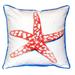 Highland Dunes Felicia Starfish Indoor/Outdoor Throw Pillow Polyester/Polyfill blend | 22 H x 22 W in | Wayfair 21FD34C6B75141EB8A799E93938CBFDA